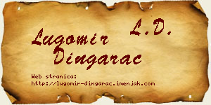 Lugomir Dingarac vizit kartica